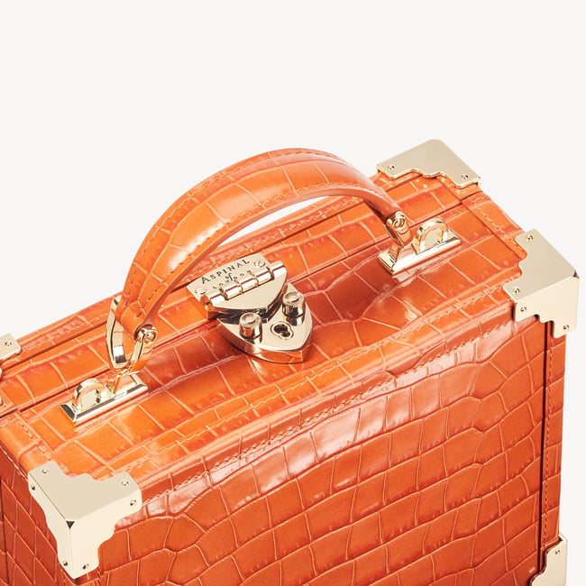 Trunk Deep Shine Marmalade Small Croc