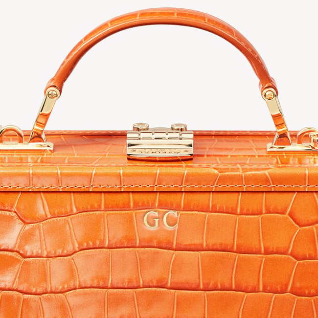 Trunk Deep Shine Marmalade Small Croc