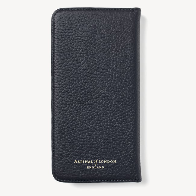 iPhone 16 Pro Max Magnetic Card Case Navy Pebble