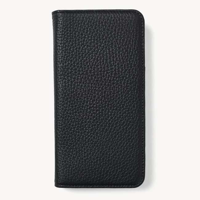 iPhone 16 Pro Max Magnetic Card Case Black Pebble