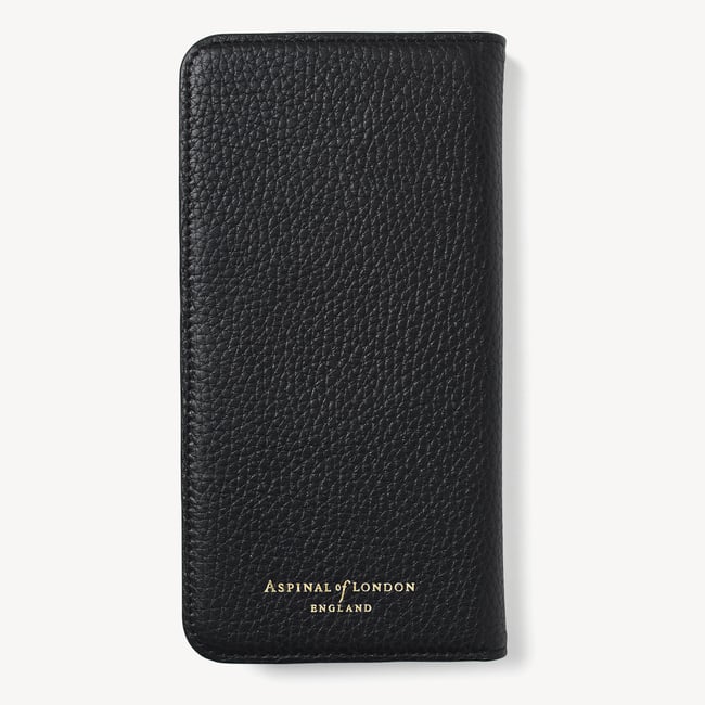 iPhone 16 Pro Max Magnetic Card Case Black Pebble