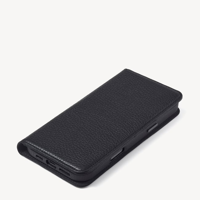 iPhone 16 Pro Max Magnetic Card Case Black Pebble