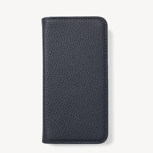 iPhone 16 Pro Magnetic Card Case Navy Pebble