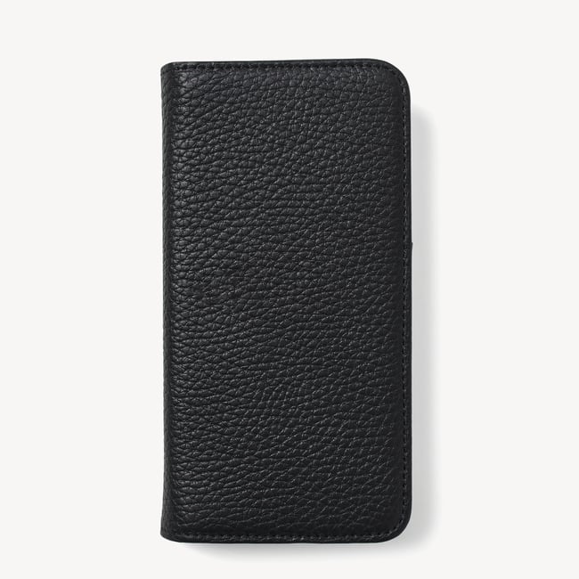 iPhone 16 Pro Magnetic Card Case Black Pebble