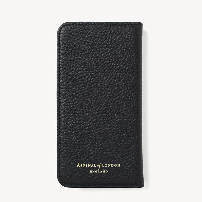 iPhone 16 Pro Magnetic Card Case Black Pebble