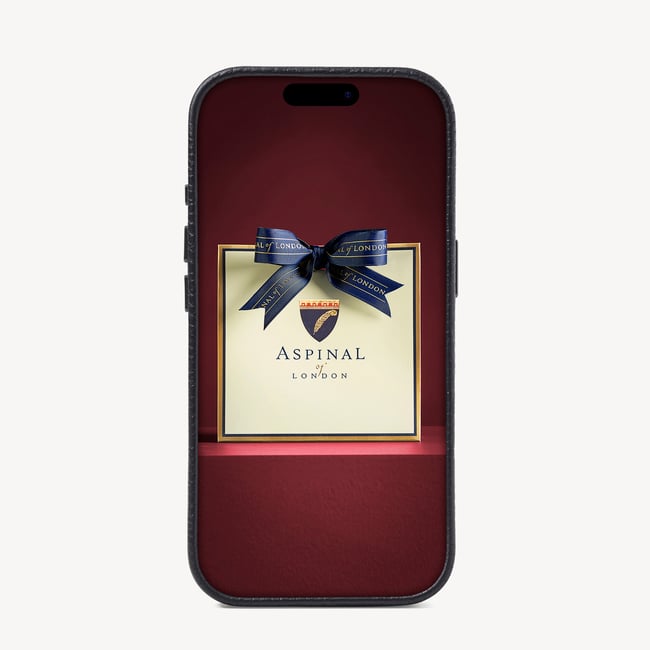 iPhone 16 Pro Magnetic Card Case Black Pebble