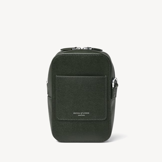 Reporter North South Forest Green Saffiano