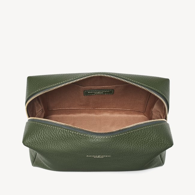 London Toiletry Bag Racing Green Pebble