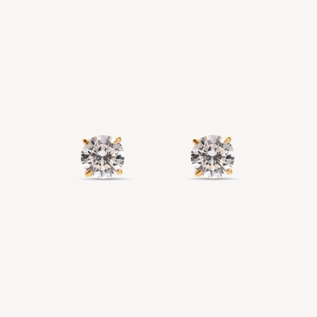 Floating Diamond 1.80ct Solitaire Stud Earrings 1.80ct Diamond