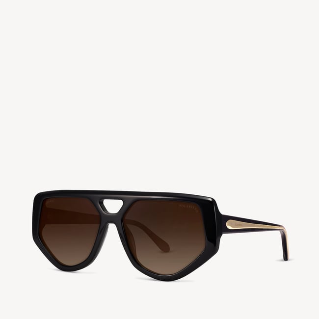 Cabo Aviator Sunglasses Black 