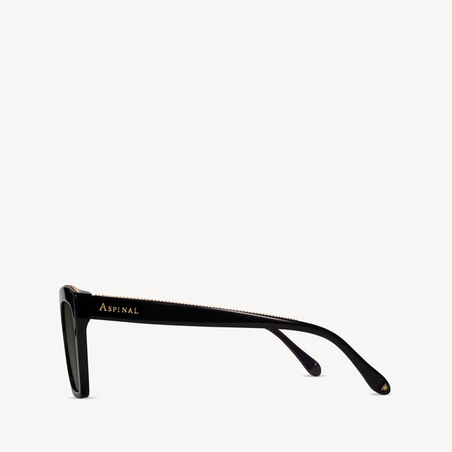 Ava Square Sunglasses Black 