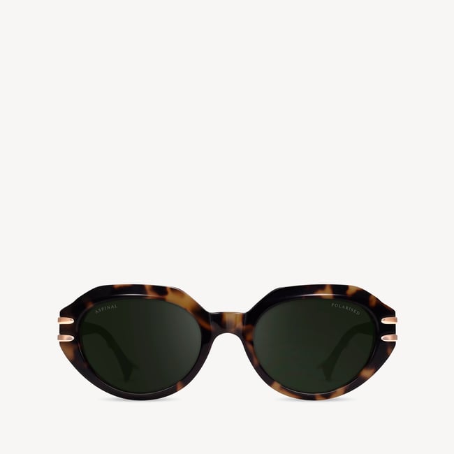 Amelia Oval Sunglasses Tortoiseshell 