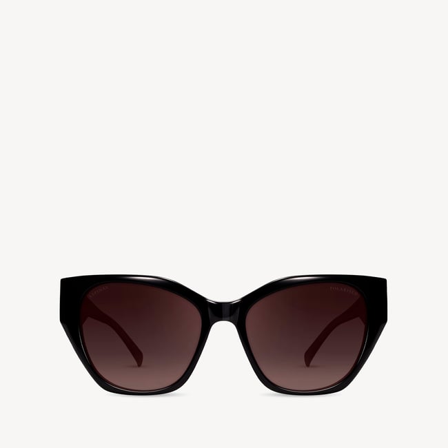 Ivy Cat-Eye Sunglasses Black 
