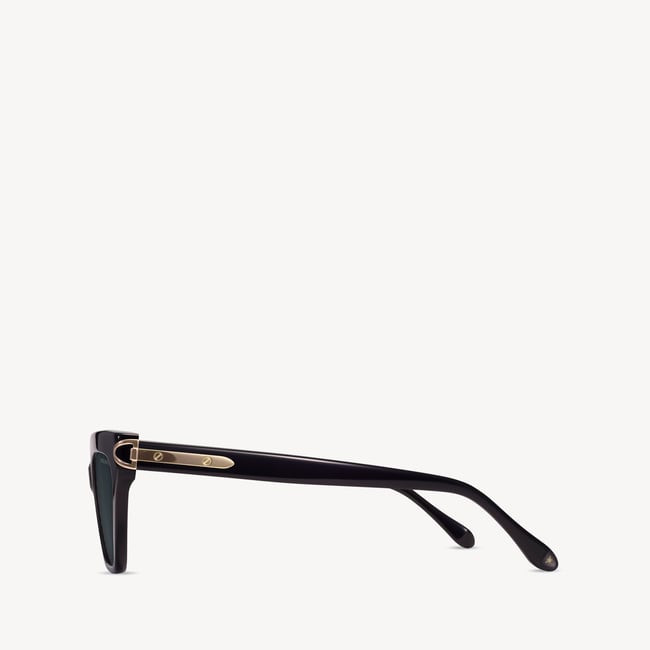 Isla Cat-Eye Sunglasses Black 