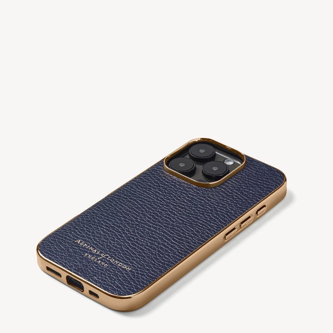 iPhone 16 Pro Case Navy Pebble