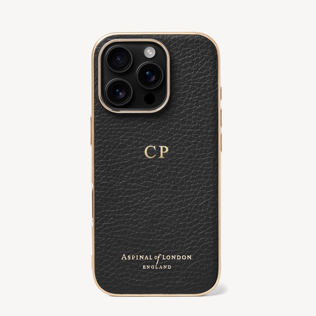 iPhone 16 Pro Case Black Pebble