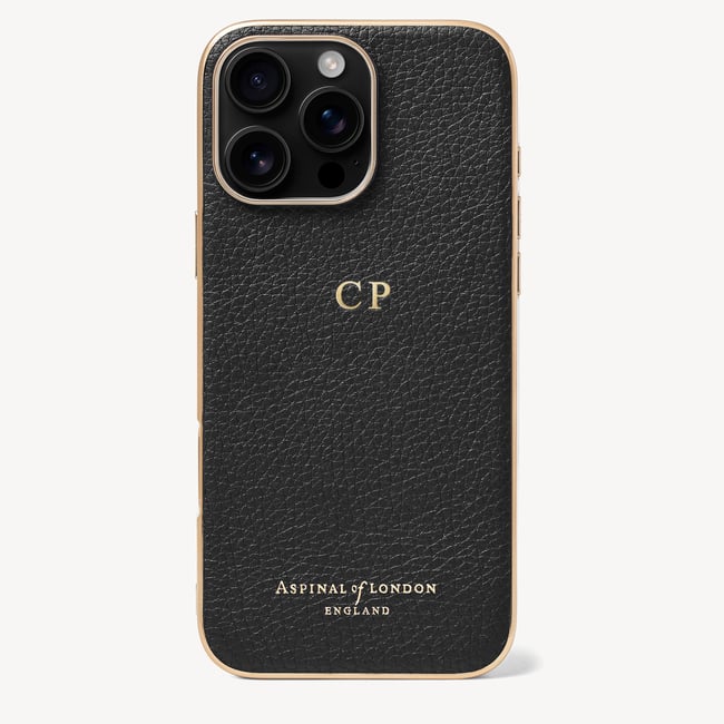 iPhone 16 Pro Max Case Black Pebble