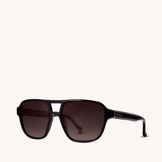 St Barts Aviator Sunglasses Black 