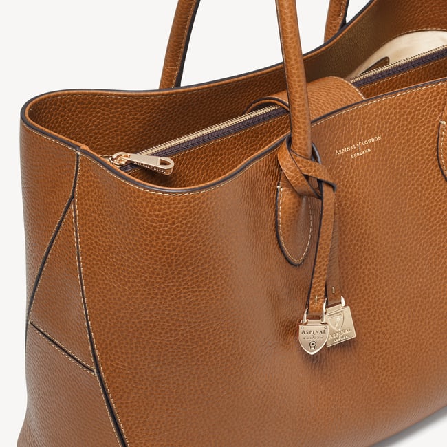 London Tote Tan Pebble