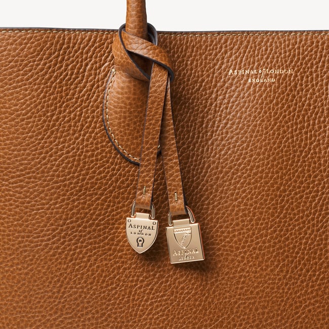 London Tote Tan Pebble