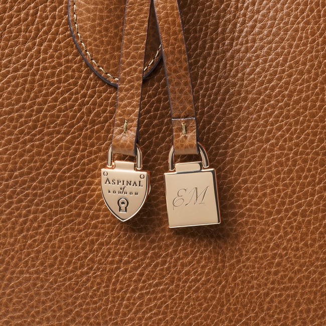 London Tote Tan Pebble