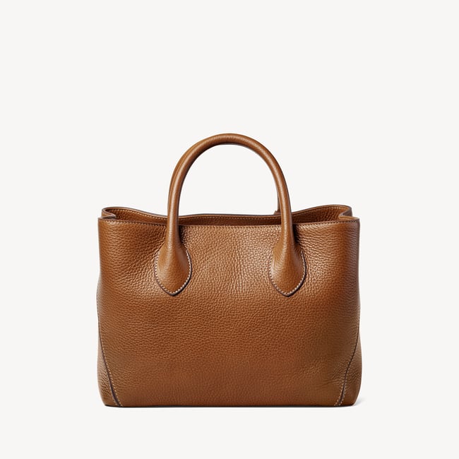Midi London Tote Tan Pebble