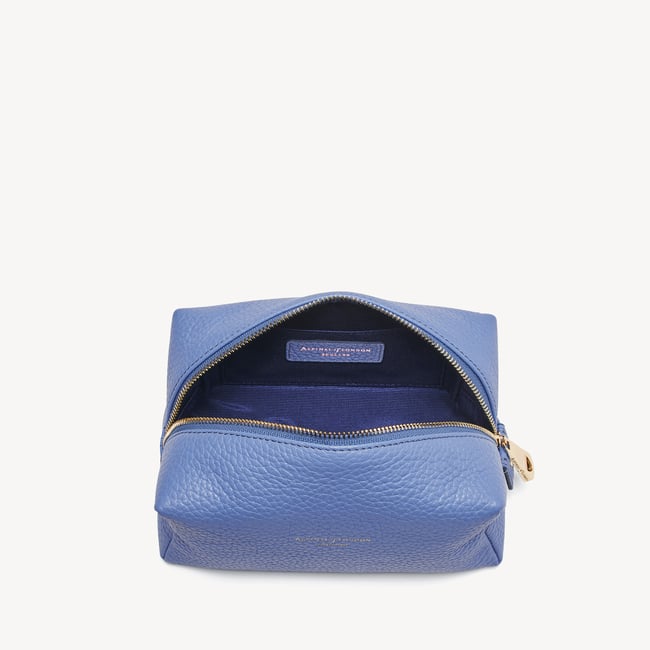 London Makeup Bag Capri Blue Pebble