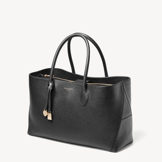 London Tote Black Pebble