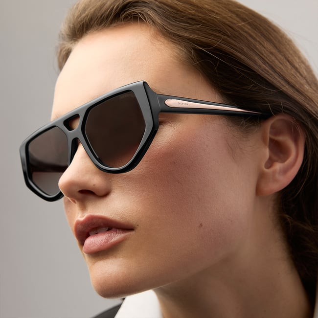 Cabo Aviator Sunglasses Black 