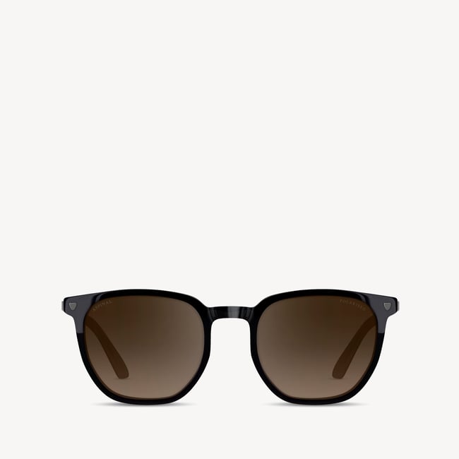 Helios Round Sunglasses Black 