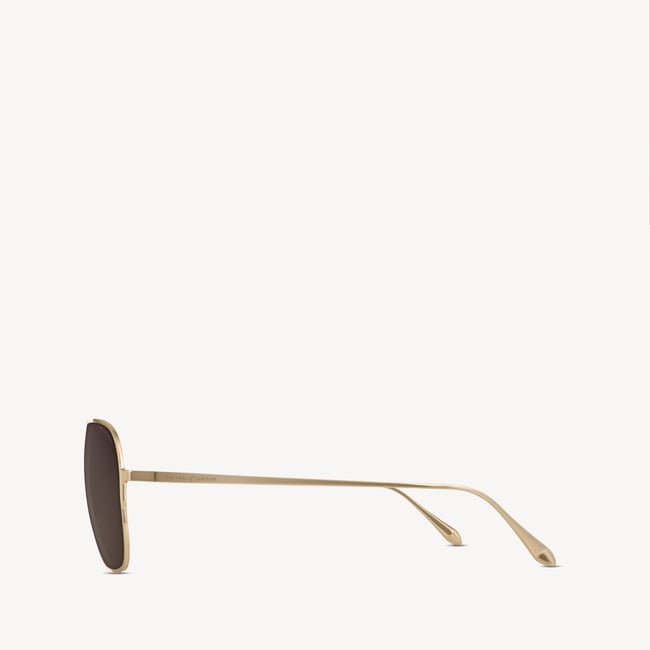Maranello Aviator Sunglasses Gold Stainless Steel