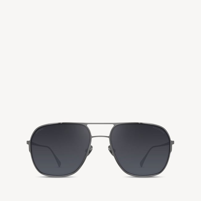 Maranello Aviator Sunglasses Gunmetal Stainless Steel