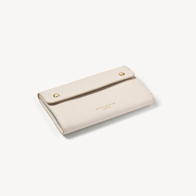 Travel Jewellery Roll Ivory Pebble