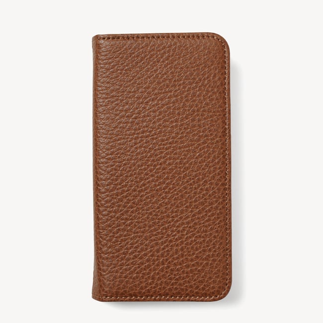 iPhone 16 Pro Magnetic Card Case Tan Pebble
