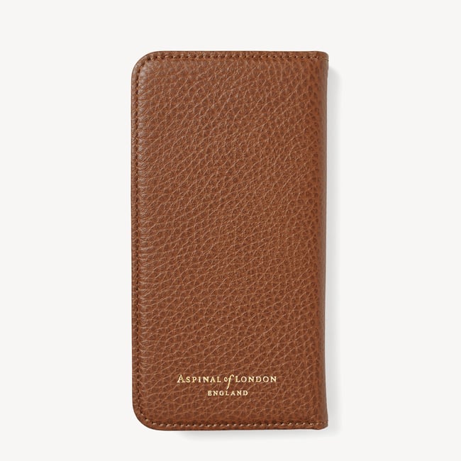 iPhone 16 Pro Magnetic Card Case Tan Pebble