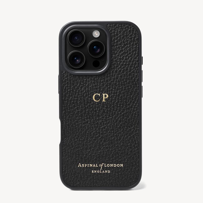 iPhone 16 Pro Case Black Pebble