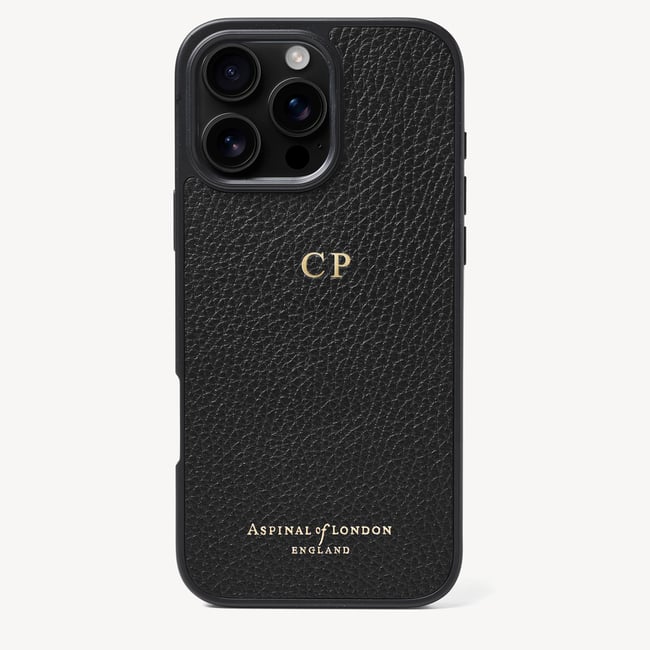 iPhone 16 Pro Max Case Black Pebble