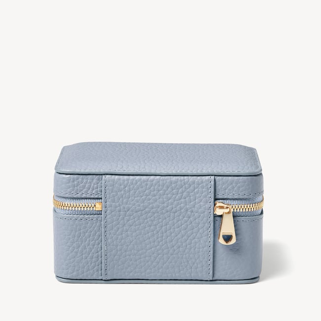 Travel Watch & Ring Box Sky Blue Pebble