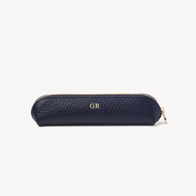 Pencil Case Navy Pebble