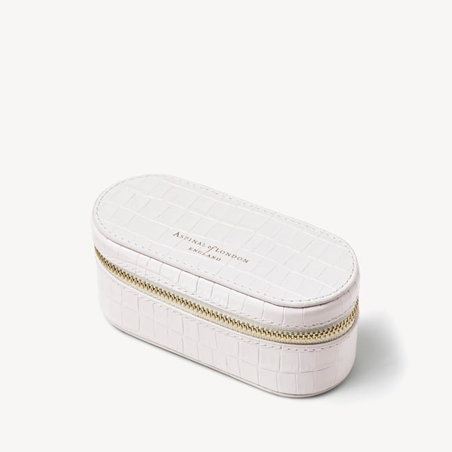 Handbag Tidy All Deep Shine Chalk White Small Croc