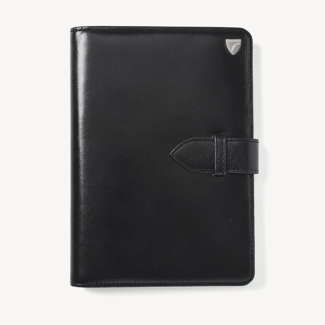 Deluxe Family Travel Wallet Smooth Black
