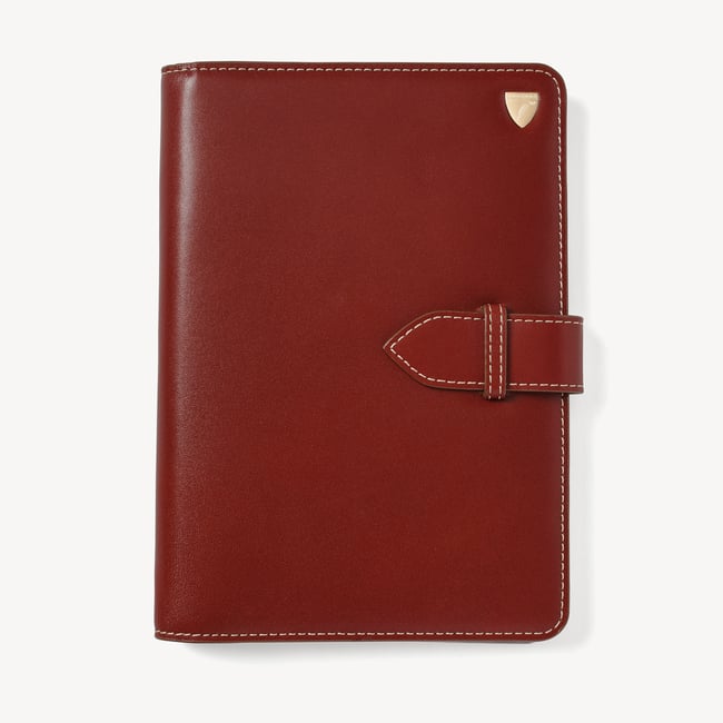Deluxe Family Travel Wallet Smooth Cognac