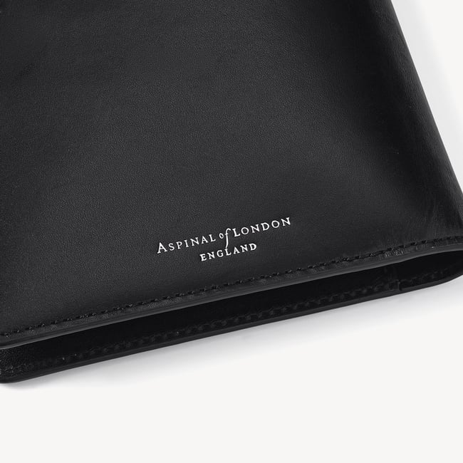 Deluxe Family Travel Wallet Smooth Black