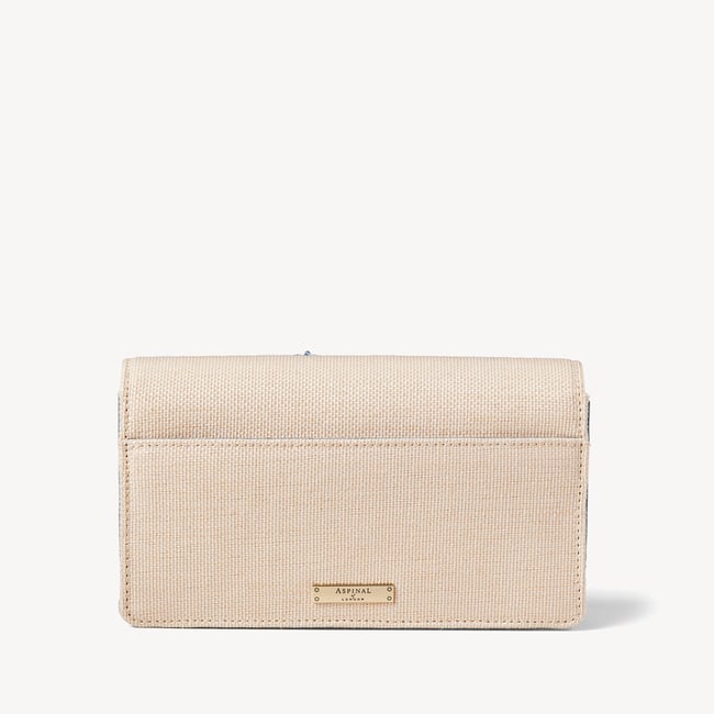 Mayfair®Clutch Sky Blue English Garden Hand Embroidery
