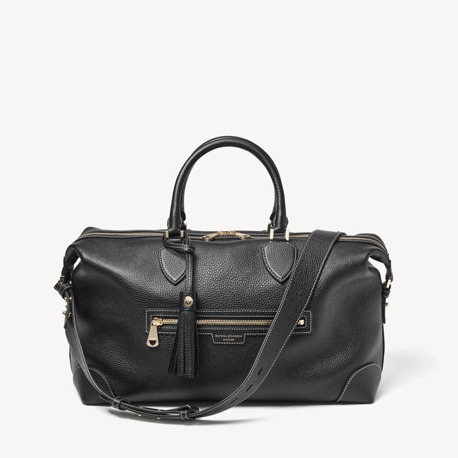 Hudson Bag Black Milled Pebble
