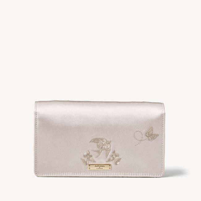 Mayfair®Clutch Ivory Silk Satin