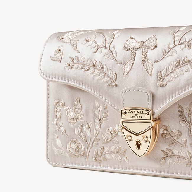 Mayfair®Clutch Ivory Silk Satin