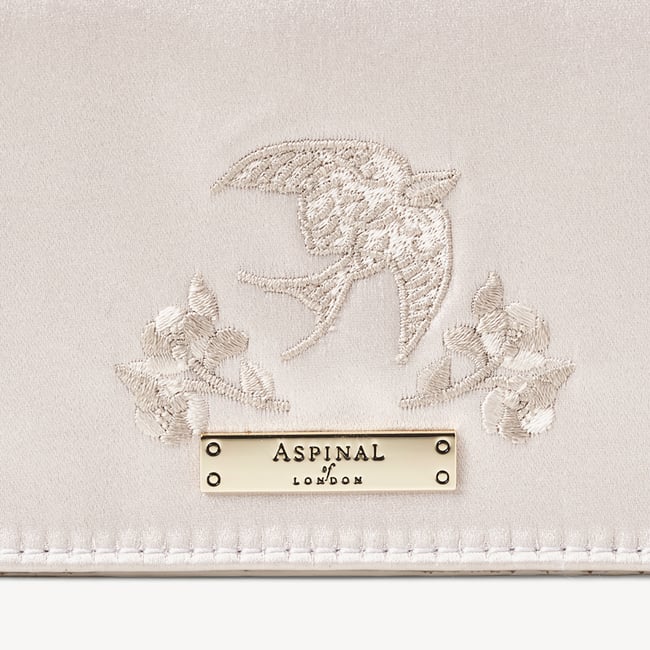 Mayfair®Clutch Ivory Silk Satin