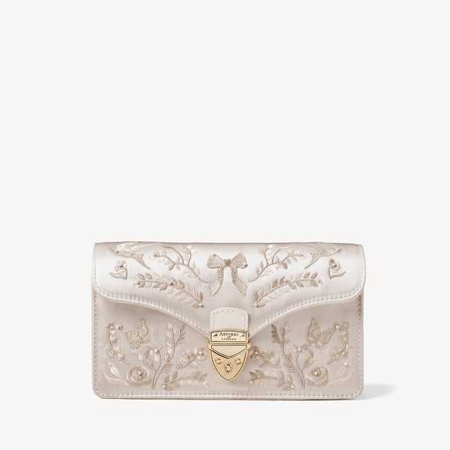 Mayfair®Clutch Ivory Silk Satin
