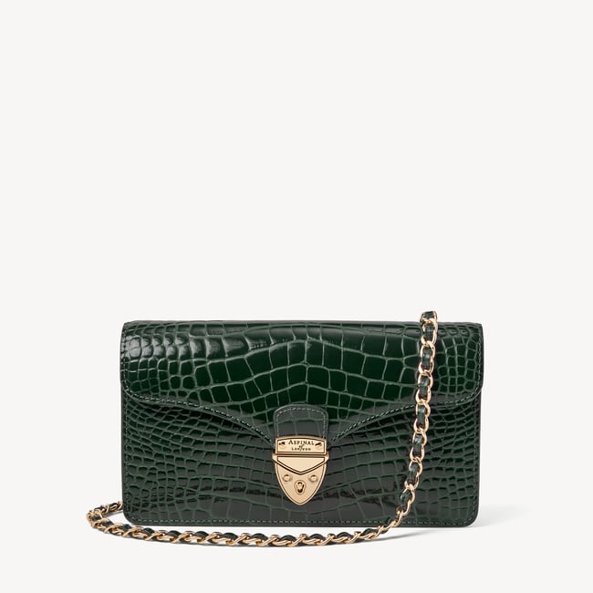 Mayfair®Clutch Evergreen Patent Croc